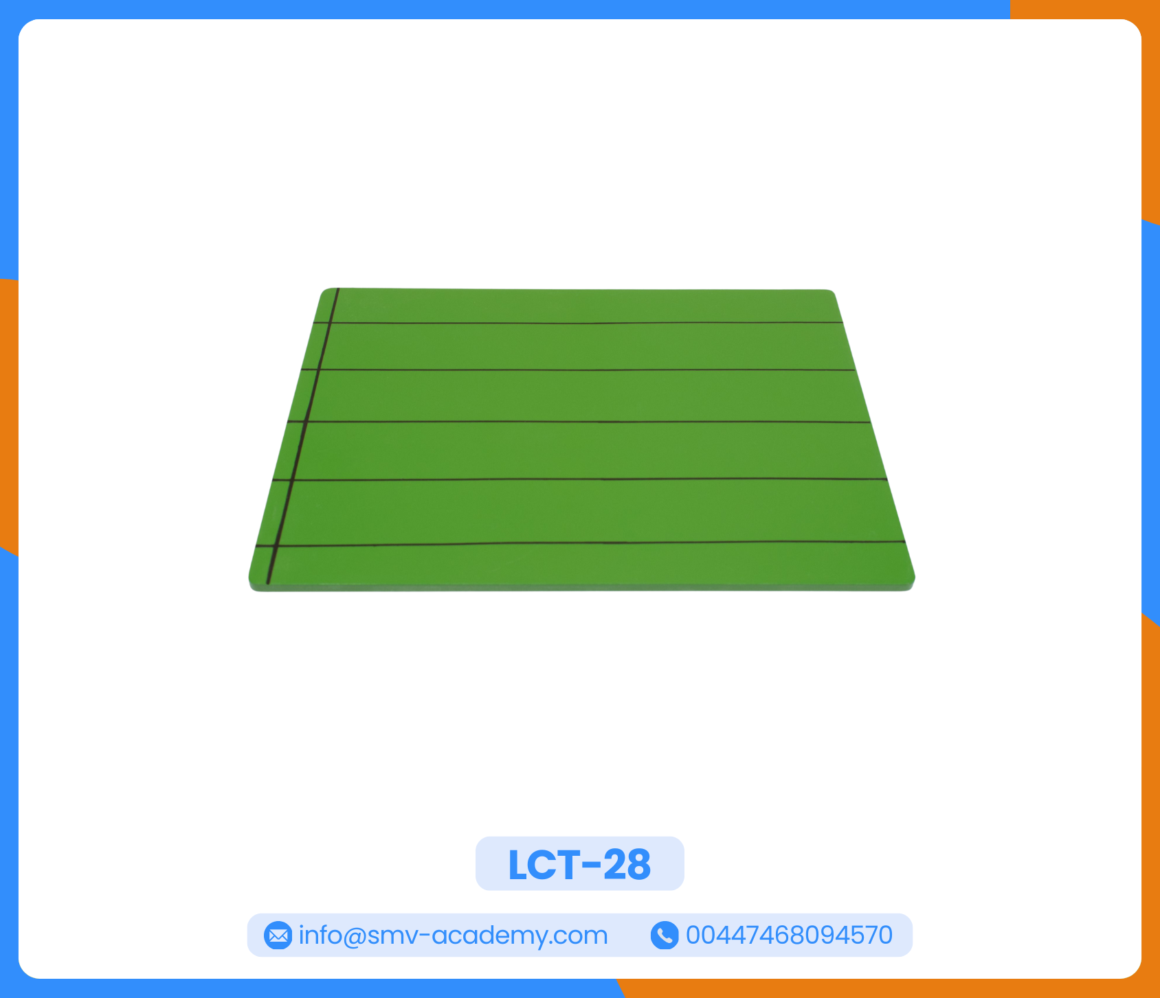 سبورة طباشيرية للحروف الانجليزية 1